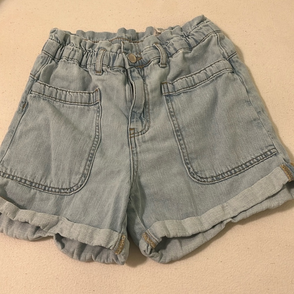 Blue jean shorts